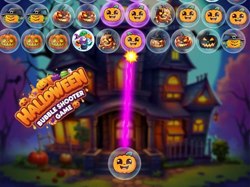 Play Halloween Bubble Shooting Game online