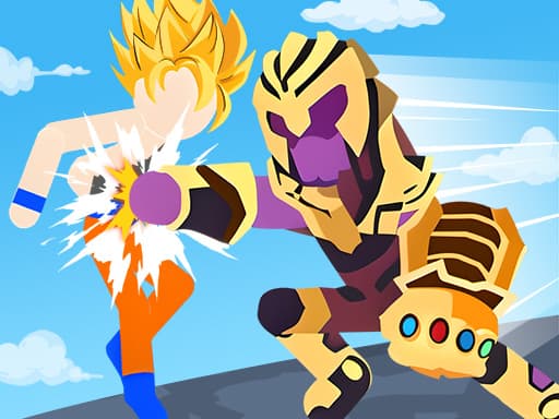 Play Stickman Warriors Superhero Fight online