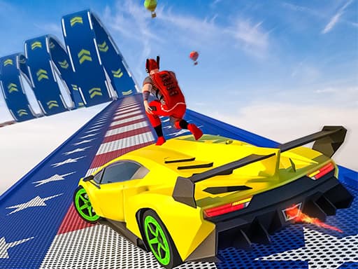 Play Stunt Sky Extreme Ramp Racing 3d 2021 online