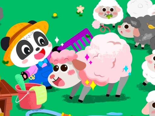 Play Baby Panda Animal Farm online