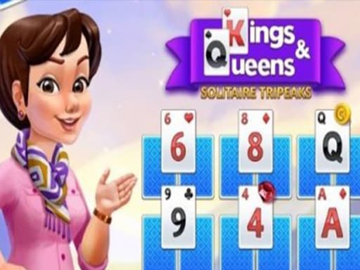 Play Tripeaks Solitaire: Kings and Queens online